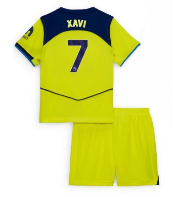 Lacne Dětský Futbalové dres Tottenham Hotspur Xavi Simons #7 2025-26 Krátky Rukáv - Tretina (+ trenírky)